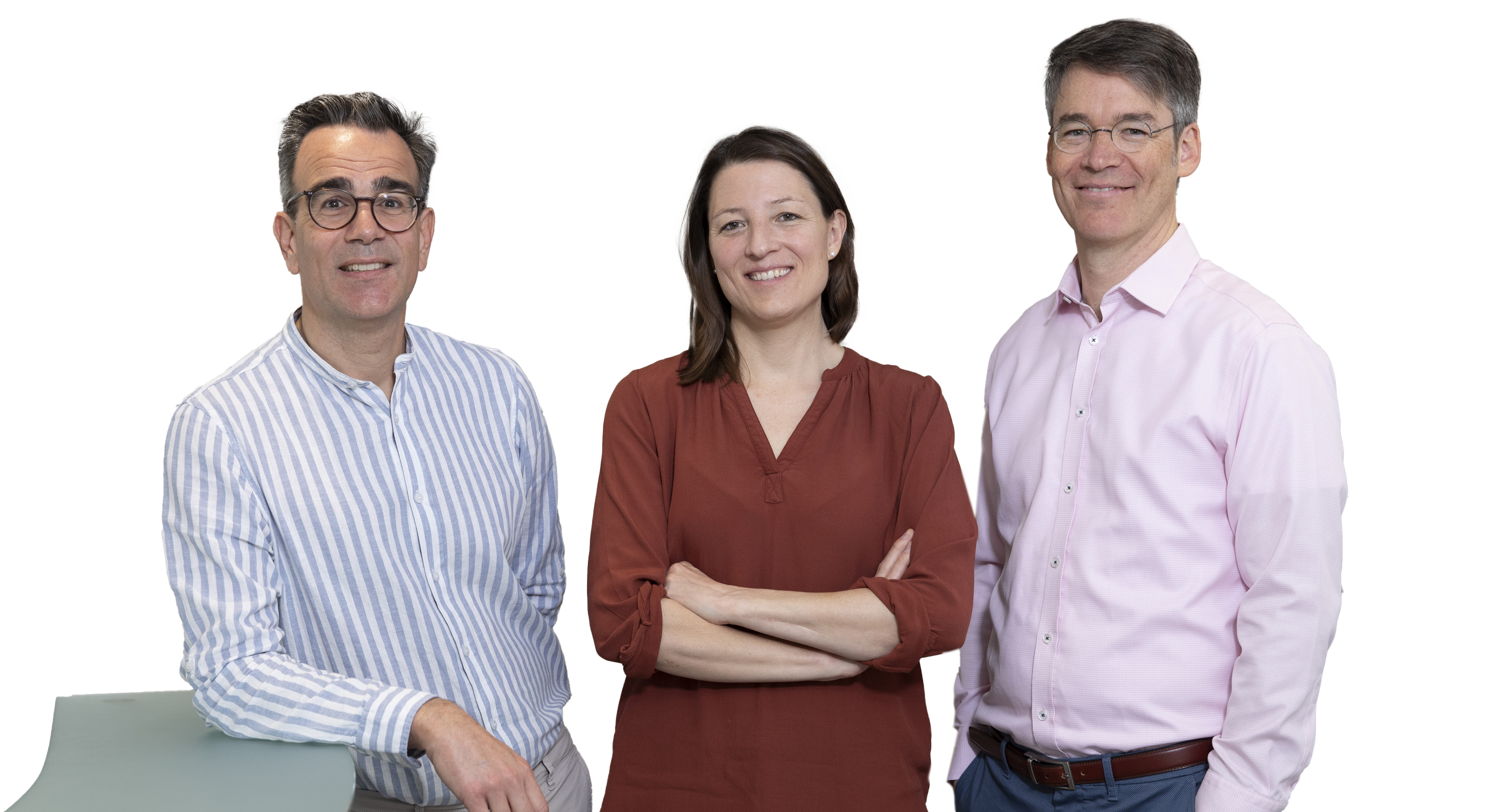 Fotos des Ärtzeteams: Dr. Schepis, Dr, Blöchlinger, Dr. Müller